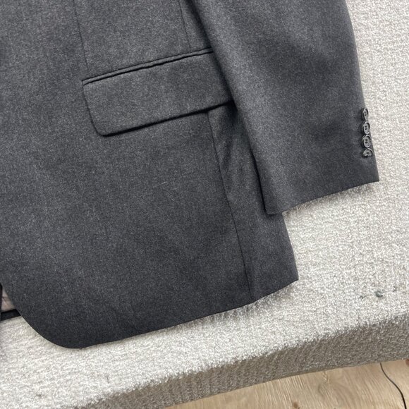 Boss Hugo Boss Blazer Mens 54 Lane Borgosesia Cashmere / Wool Suit Jacket Grey - Picture 5 of 16